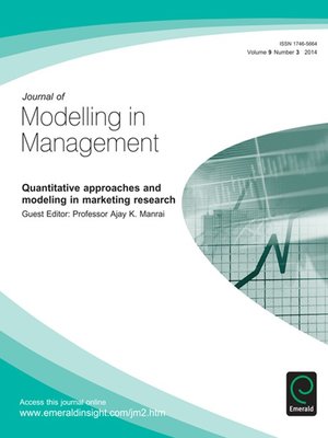 cover image of Journal of Modelling in Management, Volume 9, Issue 3